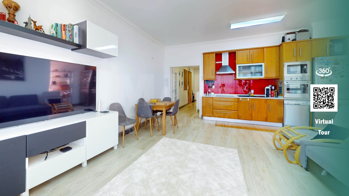 Refurbished 2-bedroom apartment near Amadora station